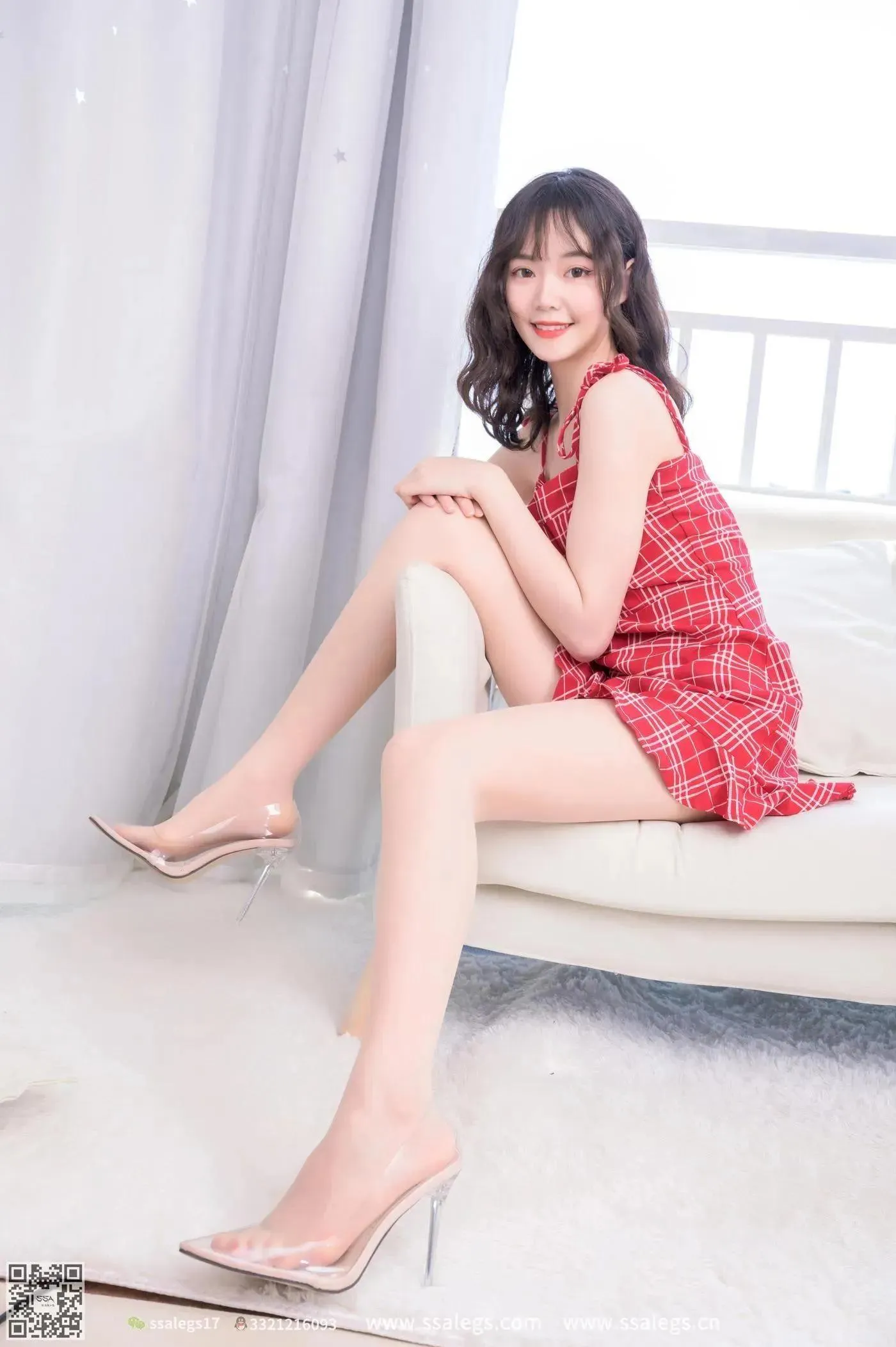 [SSA丝社]超清写真 NO.415 阳阳我的红格子短裙(上)[23] [42P]插图